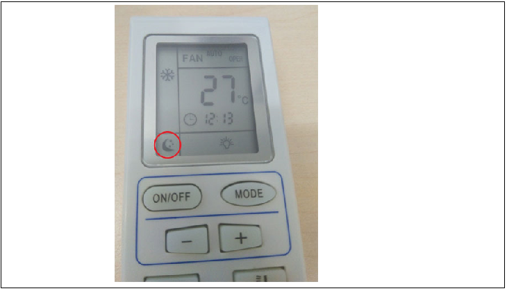 Hướng dẫn sử dụng remote máy lạnh AQUA AQA-KCR9JA > Chế độ SLEEP