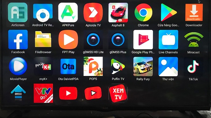 Tổng hợp ứng dụng Smart TV phổ biến, mới nhất