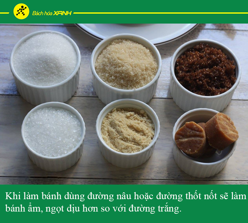 Đường nâu - đường thốt nốt giúp bánh ngon hơn Đường nâu - đường thốt nốt giúp bánh ngon hơn