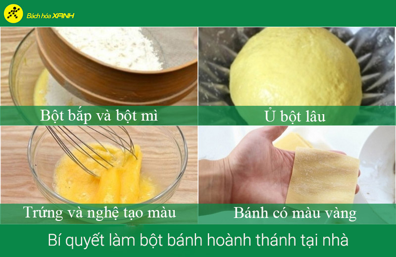 Bí quyết nhỏ giúp vỏ bánh hoành thánh đúng chuẩn