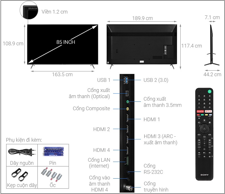 tivi 85 inch