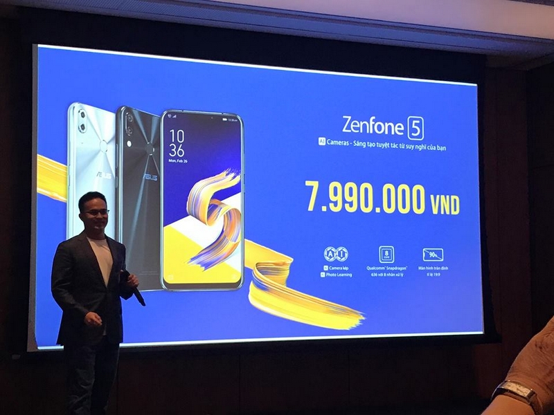 Zenfone 5 ra mắt tại Việt Nam: màn hình tai thỏ, camera kép, giá... - ảnh 3 Zenfone 5 ra mắt tại Việt Nam: màn hình tai thỏ, camera kép, giá... - ảnh 3