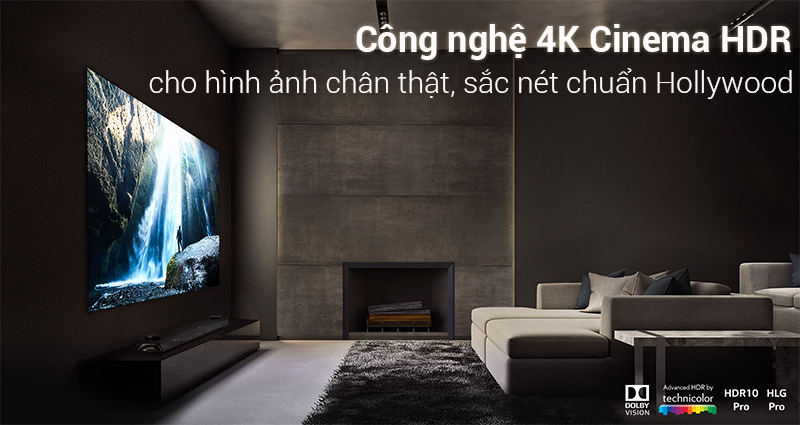 Công nghệ 4K Cinema HDR trên tivi OLED 2018