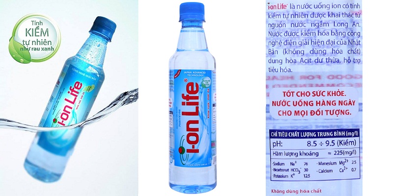 Nên chọn uống nước i-on kiềm có độ pH từ 8.5 đến 9.5 như I-on Life.