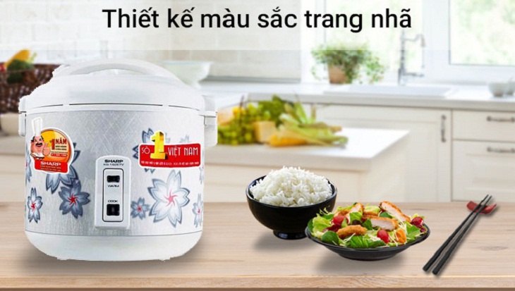 nồi cơm nắp gài Sharp KS-N182ETV 1.8 lít