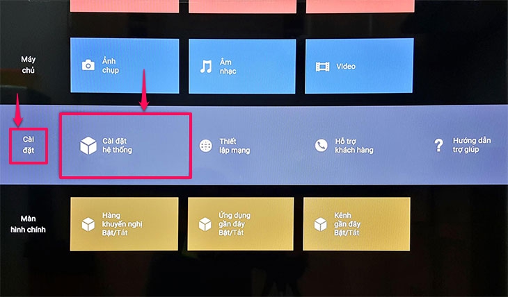 Cách khóa trẻ em vào mạng trên Smart tivi cơ bản 2018 > Cách khóa trẻ em vào mạng trên Smart tivi cơ bản 2018