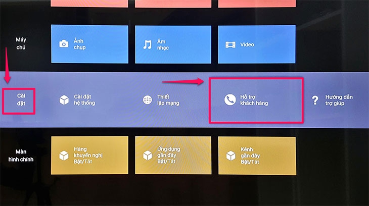 Cách xóa dữ liệu cá nhân trên Smart tivi cơ bản Sony 2018 > Cách xóa dữ liệu cá nhân trên Smart tivi cơ bản Sony 2018