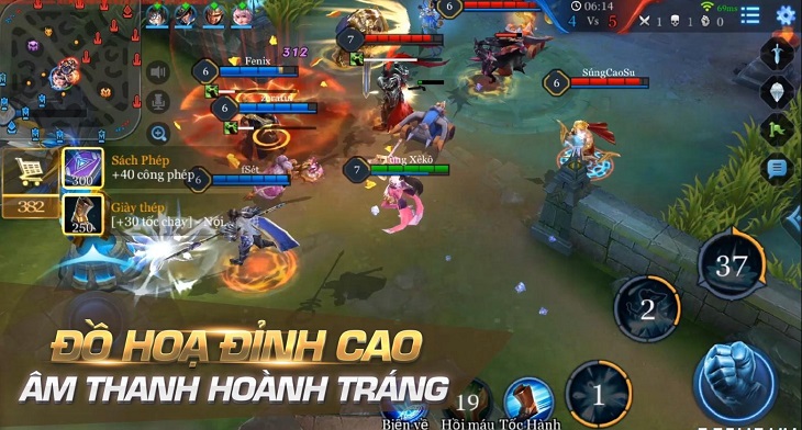 Liên Quân Mobile là game MOBA di động được xây dựng dựa trên Liên Minh Huyền Thoại