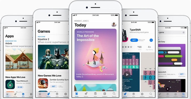 Giao diện App Store mới trên iOS 11