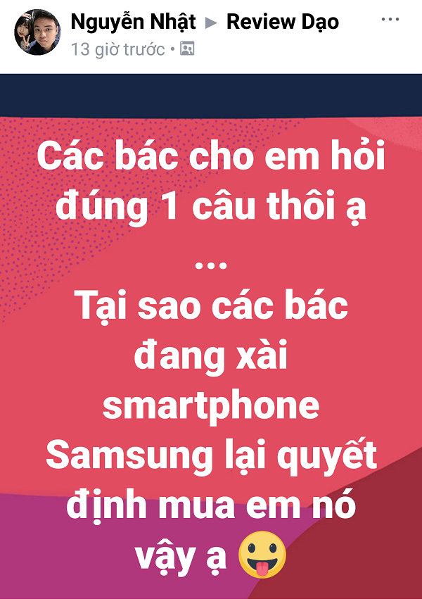 Vì sao người dùng lại quyết định mua smartphone của Samsung?