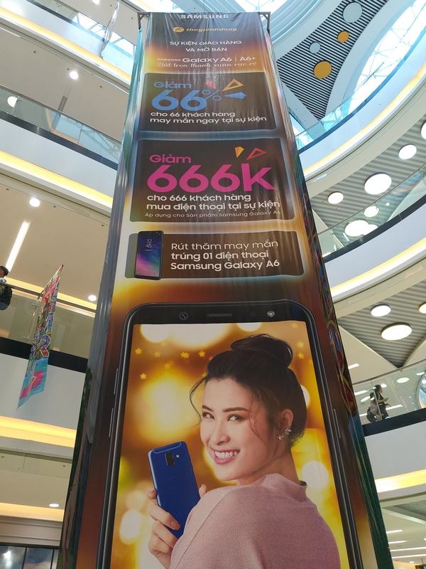 Ảnh chụp từ Galaxy A6+