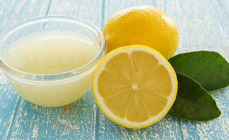 Using lemon juice for rusty knives