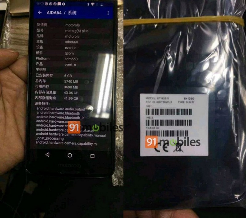 Moto G6 Plus dùng chip Snapdragon 660 bất ngờ xuất hiện Moto G6 Plus dùng chip Snapdragon 660 bất ngờ xuất hiện