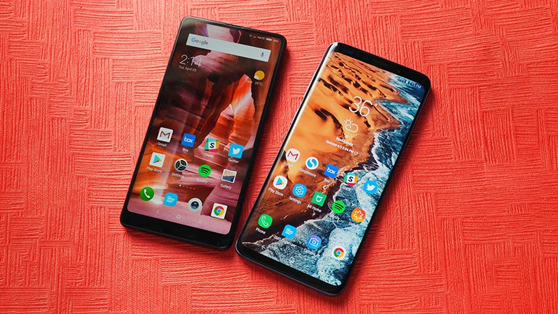 Mi Mix 2S vs Galaxy S9+