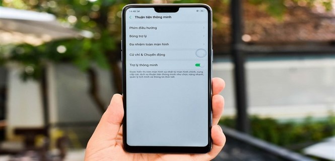 Hướng dẫn mở bóng trợ lý OPPO F7