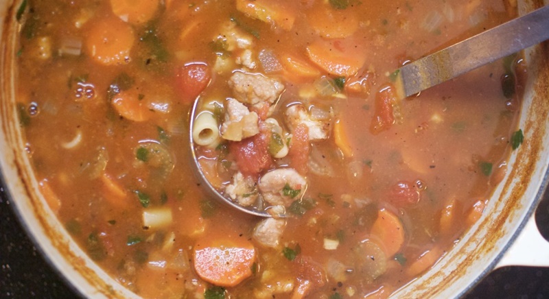 Nấu súp nếu để rau củ chín quá, hương vị sẽ kém ngon