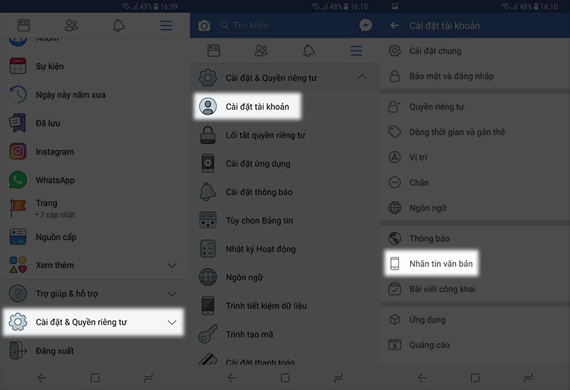 Đổi số điện thoại Facebook