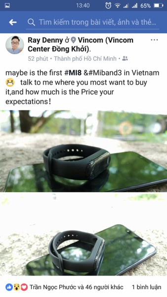 Hình ảnh được chia sẻ bởi Giám đốc phát triển kinh doanh Xiaomi tại Việt Nam