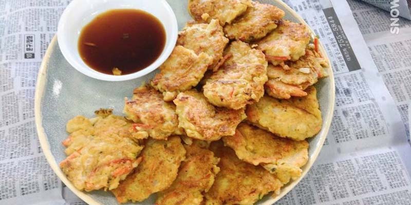 Bánh cà rốt chiên giòn