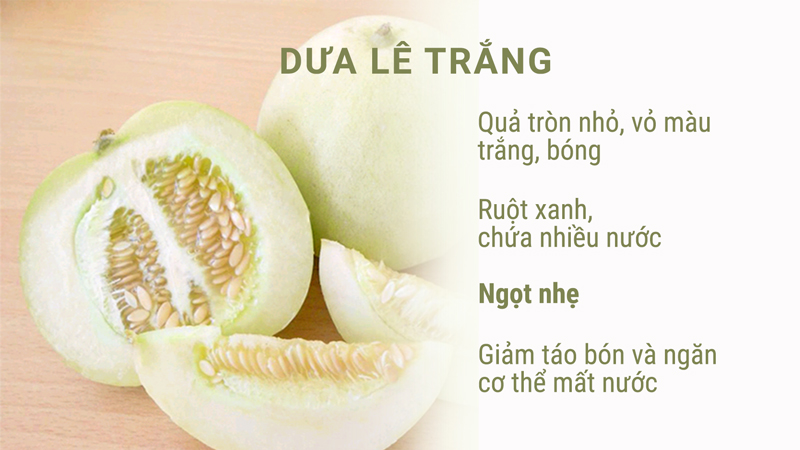 Dưa lê trắng