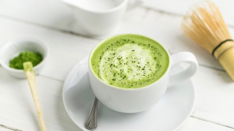 Matcha có đủ cafein cung cấp đủ năng lượng cho ngày mới.