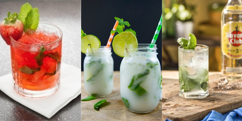 Mojito dâu, mojito dừa, mojito truyền thống