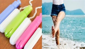 Lợi và hại khi dùng tampon đi biển