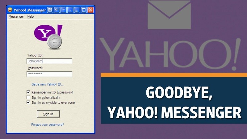 Yahoo Messenger sẽ ngừng hoạt động vào tháng 7/2018