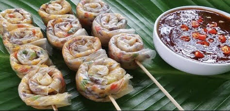 Bánh tráng lụi phố núi