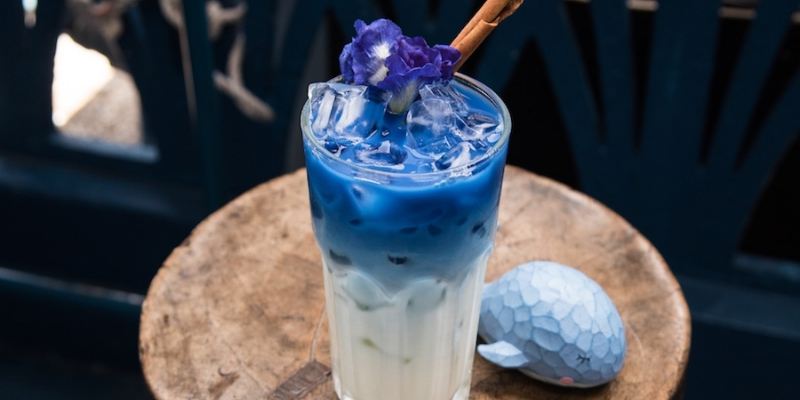 Mocktail hoa đâu biếc