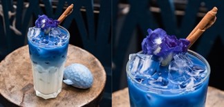 Mocktail hoa đậu biếc (hoa bướm) cốt dừa