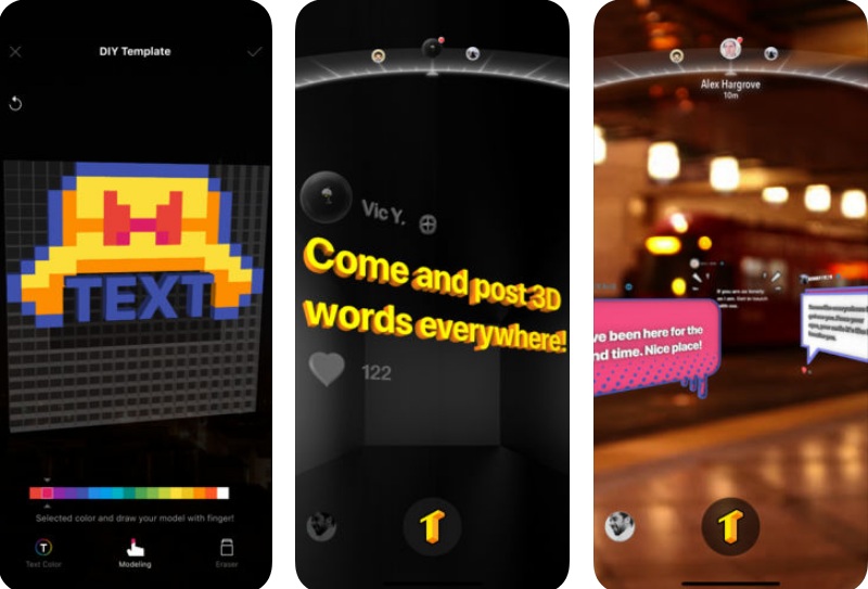 TextHere – AR posts everywhere TextHere – AR posts everywhere