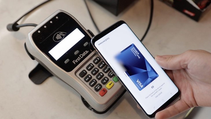 Tính năng thanh toán qua Samsung Pay trên điện thoại Samsung