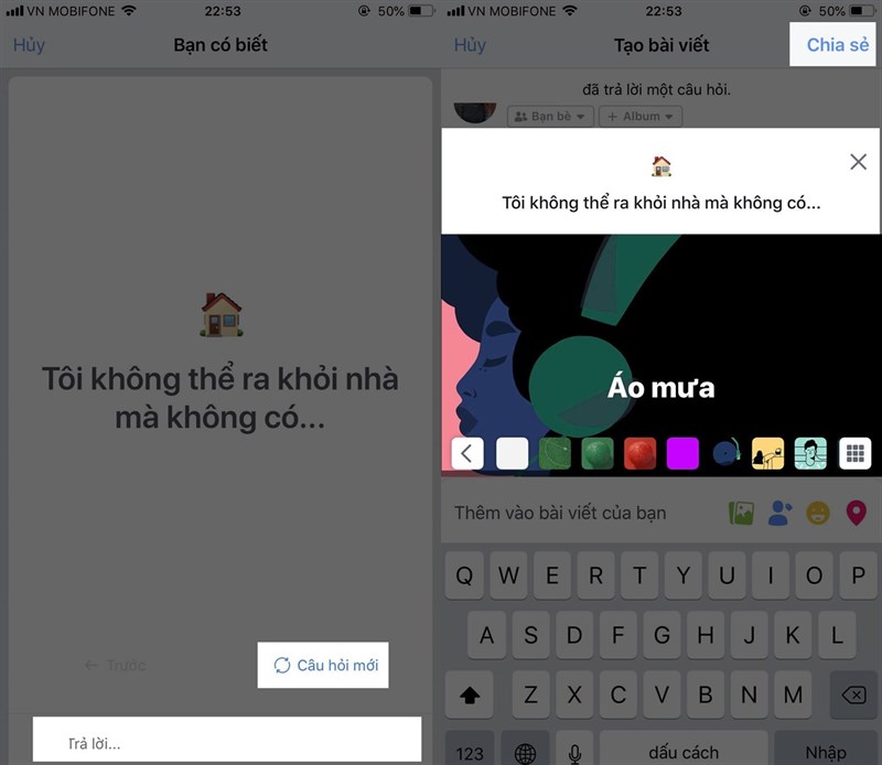Cách tạo Trả lời câu hỏi trên Facebook không phải ai cũng biết - ảnh 3 Cách tạo Trả lời câu hỏi trên Facebook không phải ai cũng biết - ảnh 3