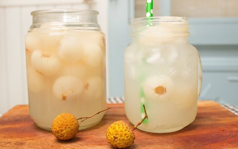How to make alum sugar soaked lychee, crunchy sugar soaked lychee at home