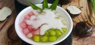Cách nấu chè củ năng nước cốt dừa kiểu Thái