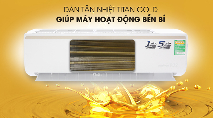 Dàn tản nhiệt TitanGold tiết kiệm điện năng cho gia đình 