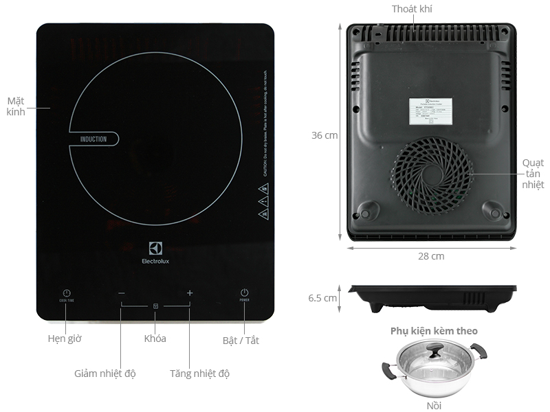 Bếp từ Electrolux ETD29KC