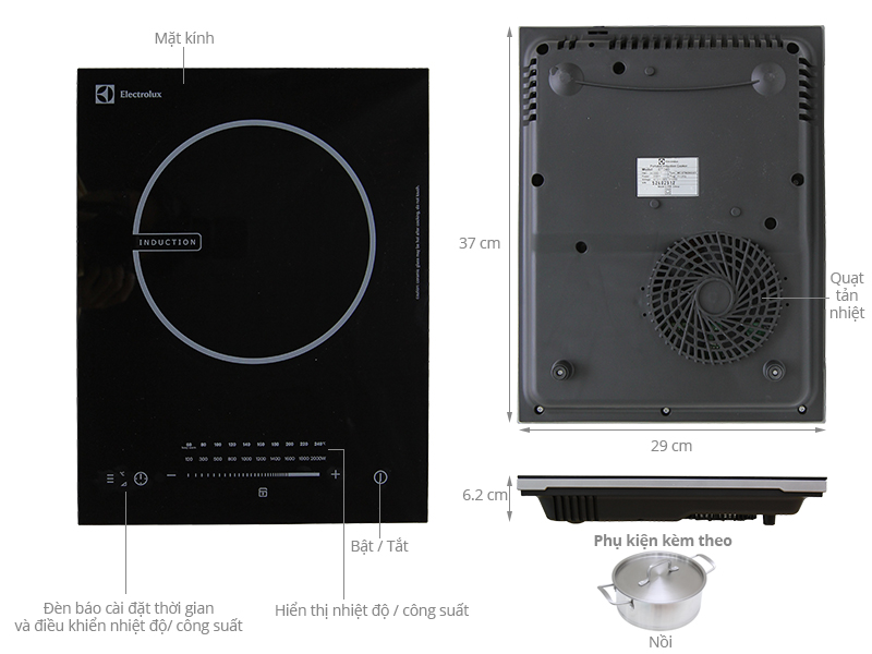 Bếp từ Electrolux ETD40