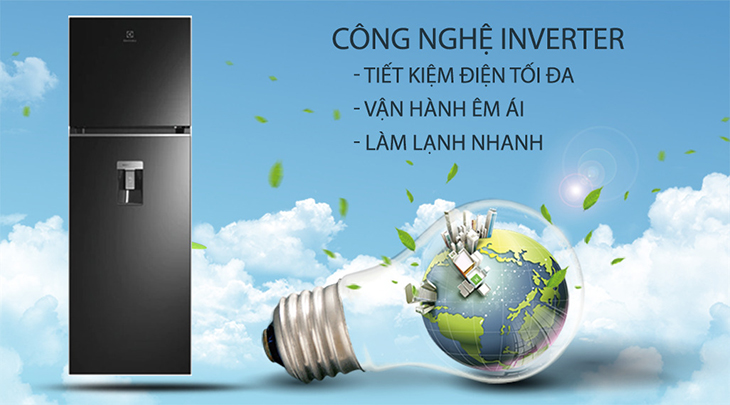 Sử dụng công nghệ Inverter tiết kiệm điện hiệu quả