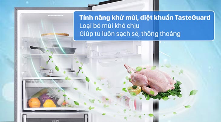 Tủ lạnh Electrolux giảm thiểu mùi hôi khó chịu, loại bỏ vi khuẩn