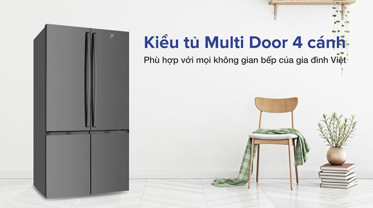 Tủ lạnh Electrolux có thiết kế hiện đại, sang trọng