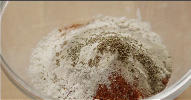 Chili powder, pepper, onion mixture