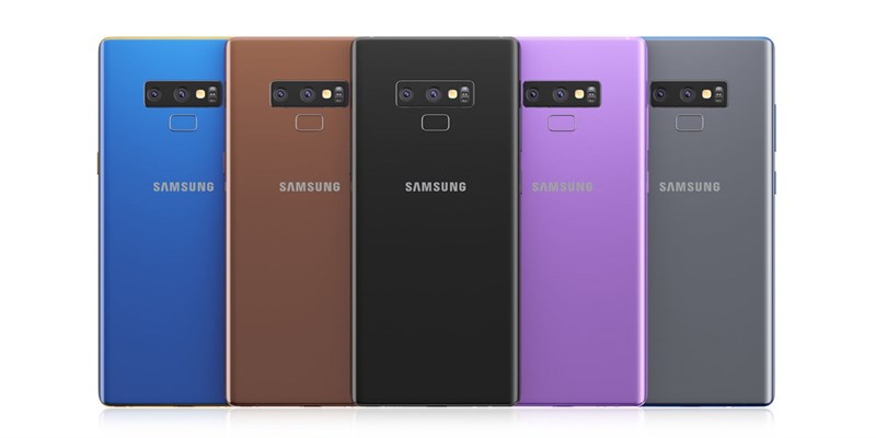 Cùng ngắm Galaxy Note 9 trong bộ ảnh render mới