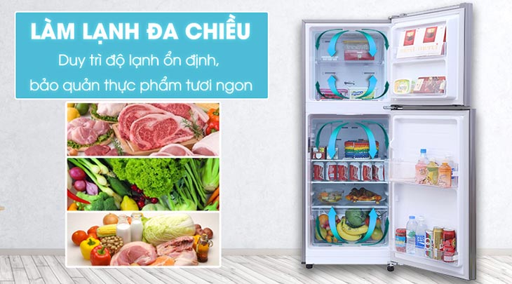 Công nghệ làm lạnh đa chiều giữ thực phẩm tươi lâu