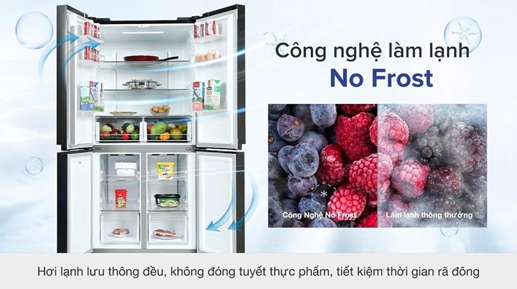 Bảo quản thực phẩm không cần rã đông nhờ công nghệ No Frost