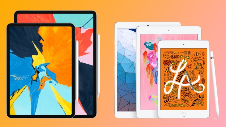 Các sản phẩm iPad được nhiều người dùng ưa chuộng và đánh giá cao