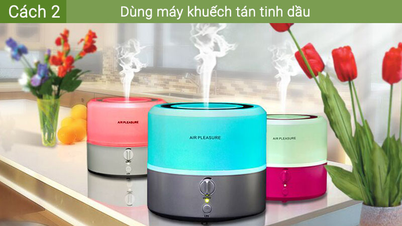 Dùng máy khuếch tán tinh dầu