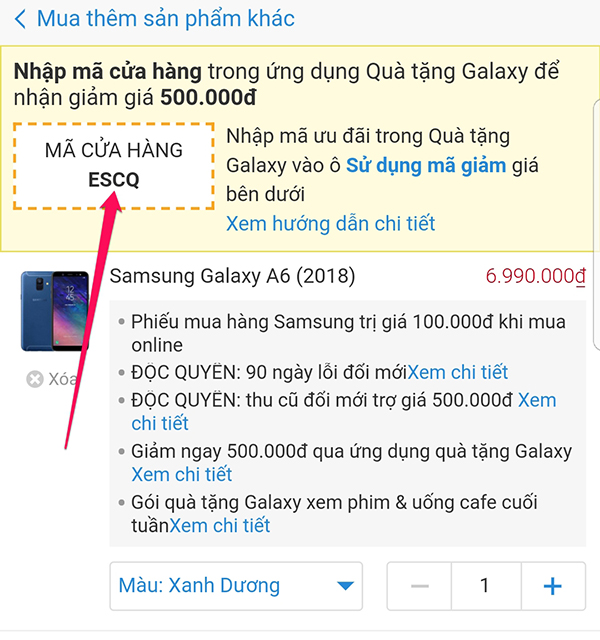 mua smartphone samsung giảm giá 
