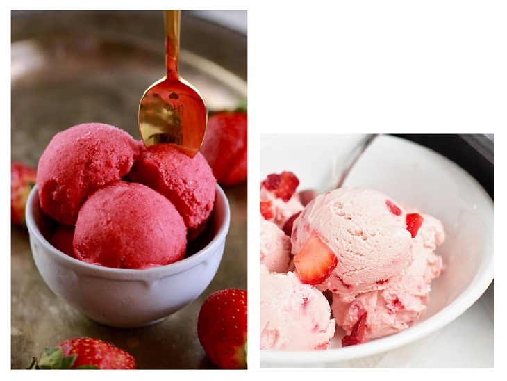 2 Simple ways to make strawberry ice cream, ingredients are easy to find, clumsy can also be made